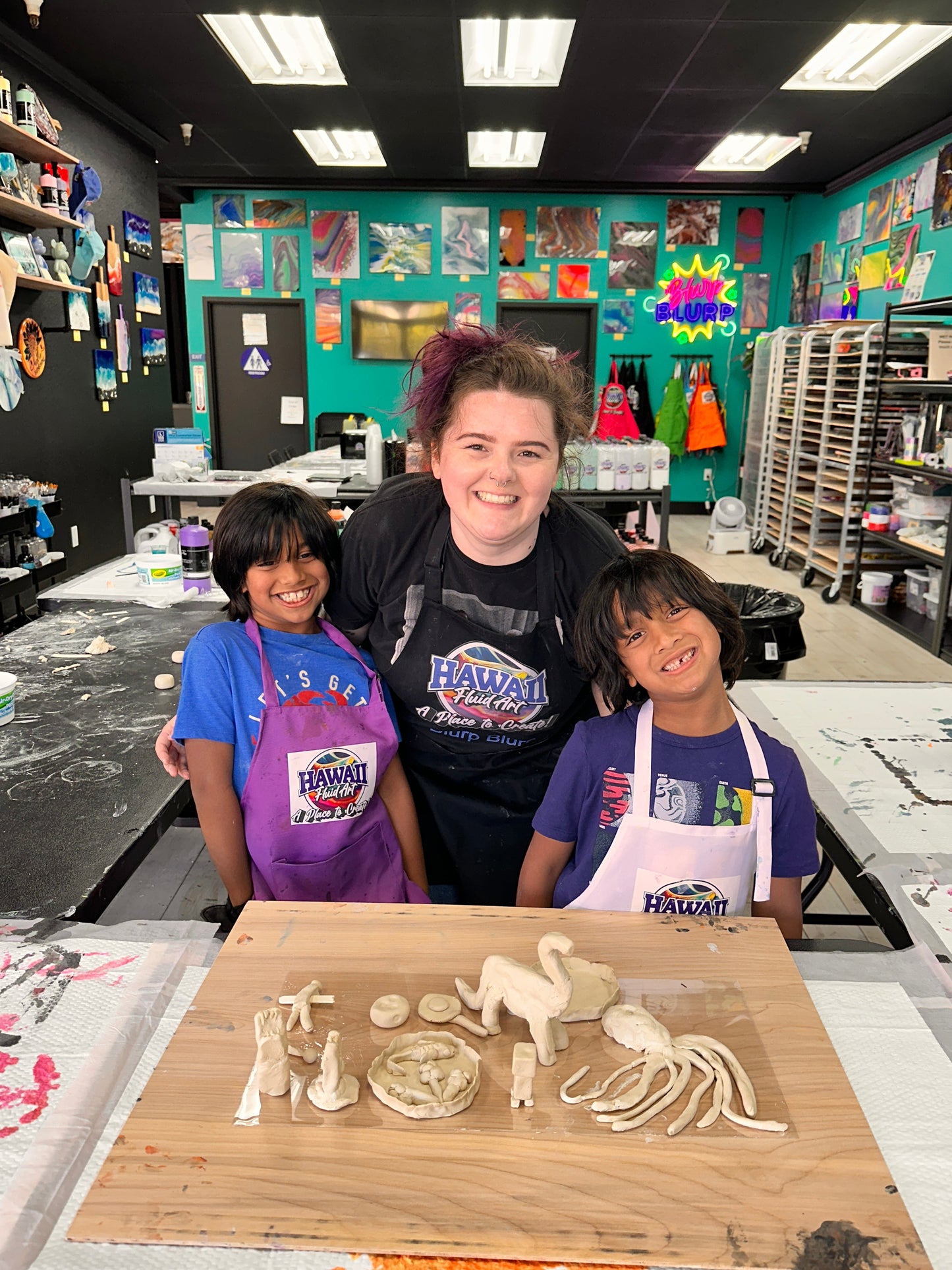 Kids Summer Camp - 5-Day Fluid Art Summer Camp