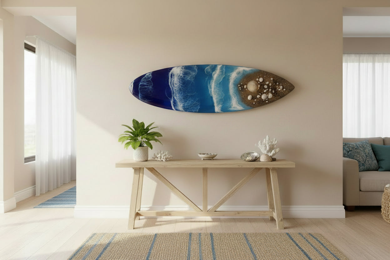Resin Surfboard Workshop – Father's Day Art Experience