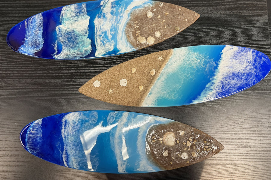 Resin Surfboard Workshop – Father's Day Art Experience