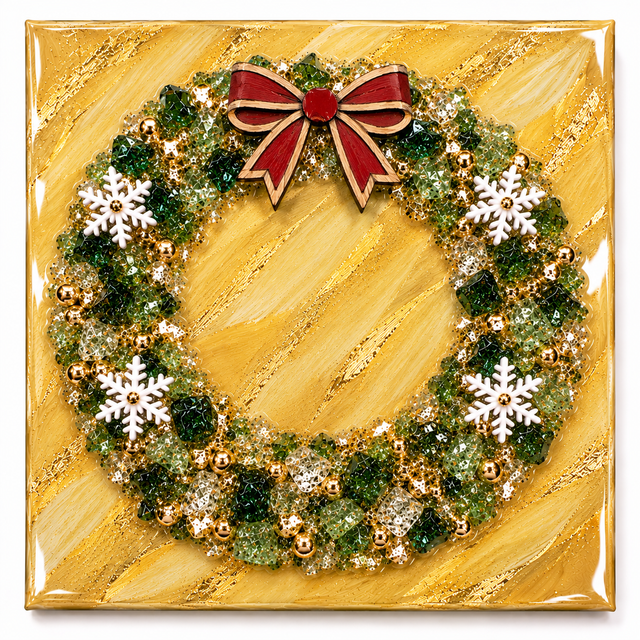Resin Christmas Wreath Workshop