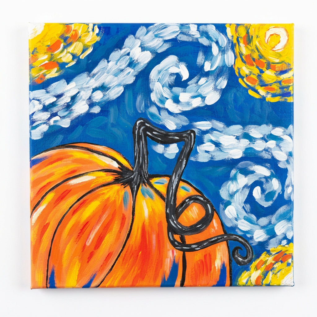Paint & Sip: Pumpkin Night at Makers Art Studio Danville