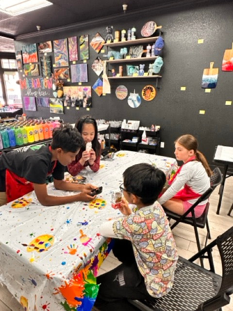 Kids Summer Camp - 10-Day FLUID ART Summer Camp