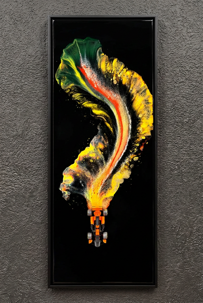 Race Car Fluid Art Experience 🏎️🎨