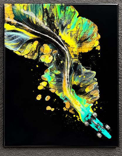 Race Car Fluid Art Experience 🏎️🎨