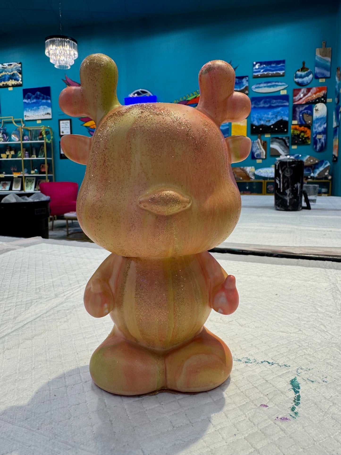Drip Art Characters and Piggy Banks